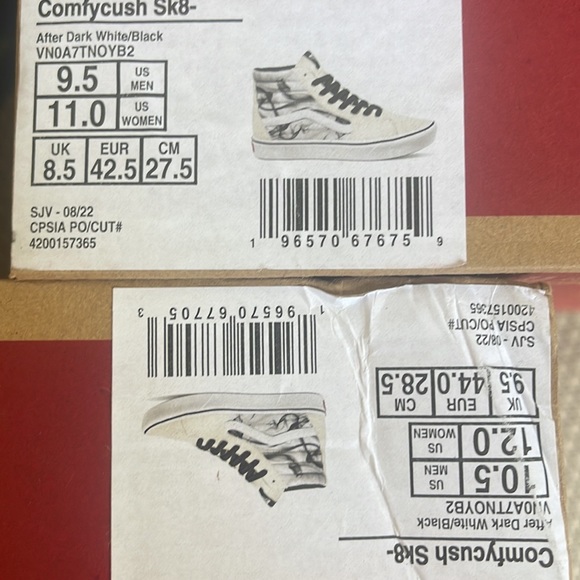 Vans Men’s Comfycush Sk8-Hi
After Dark White/Black
VN0AZTNOYB2
Sneakers - Picture 16 of 16